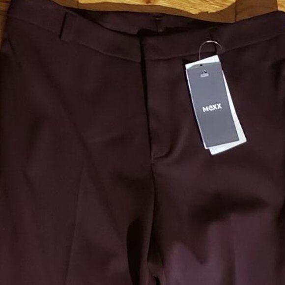 burgundy plum stretch pants size 8 - Picture 2 of 9